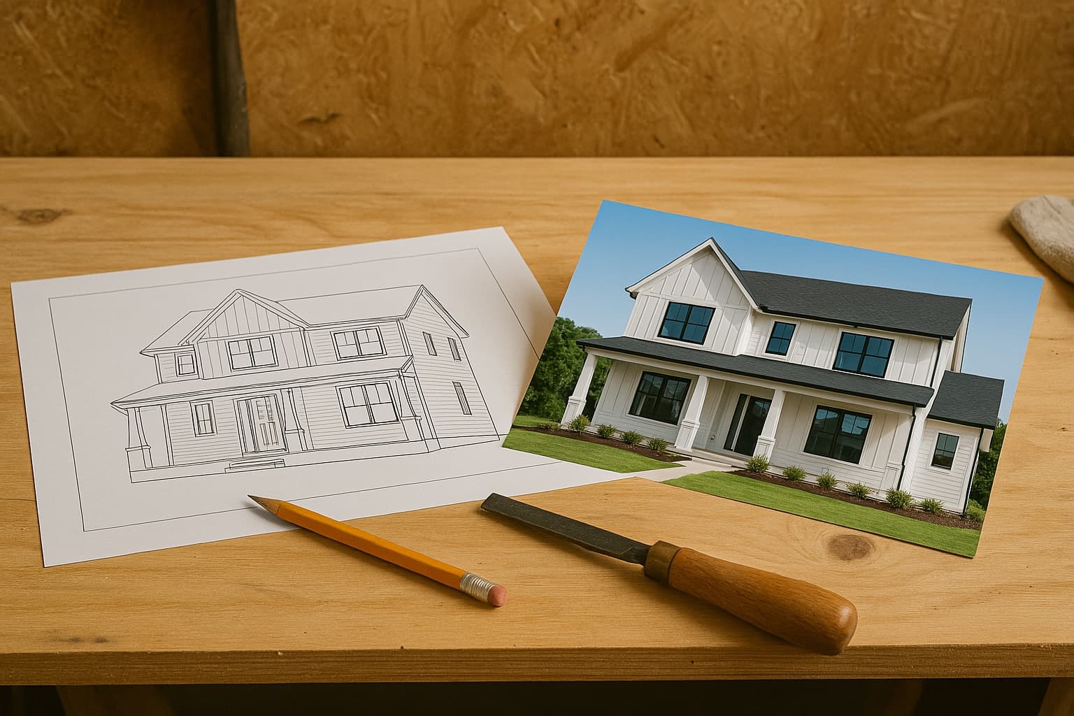 Abstract image representing custom design or unique construction